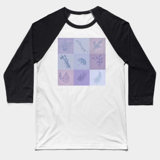 Violet Flowers Classic Patterns Ideas 2022 Baseball T-Shirt